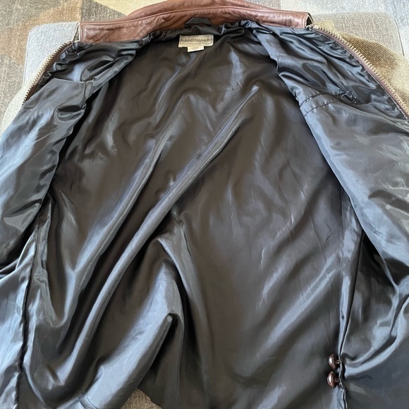 Coldwater Creek Barn Coat, Tweed Wool, Size Medium‎ Vegan - Picture 8 of 10